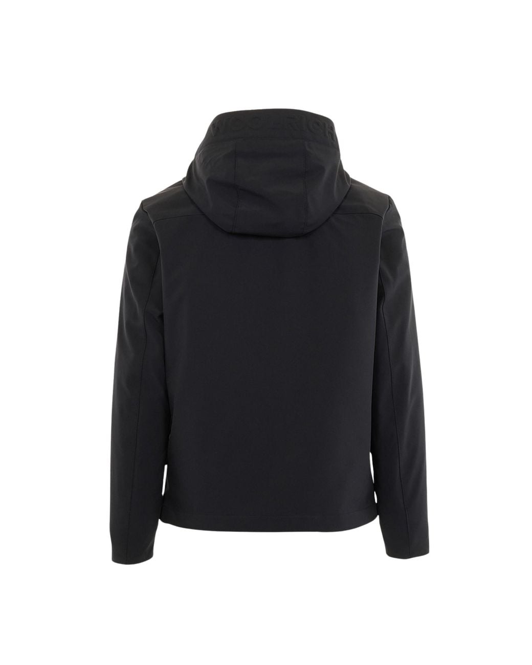 Woolrich Blue Hooded Zip-Up Coat for men