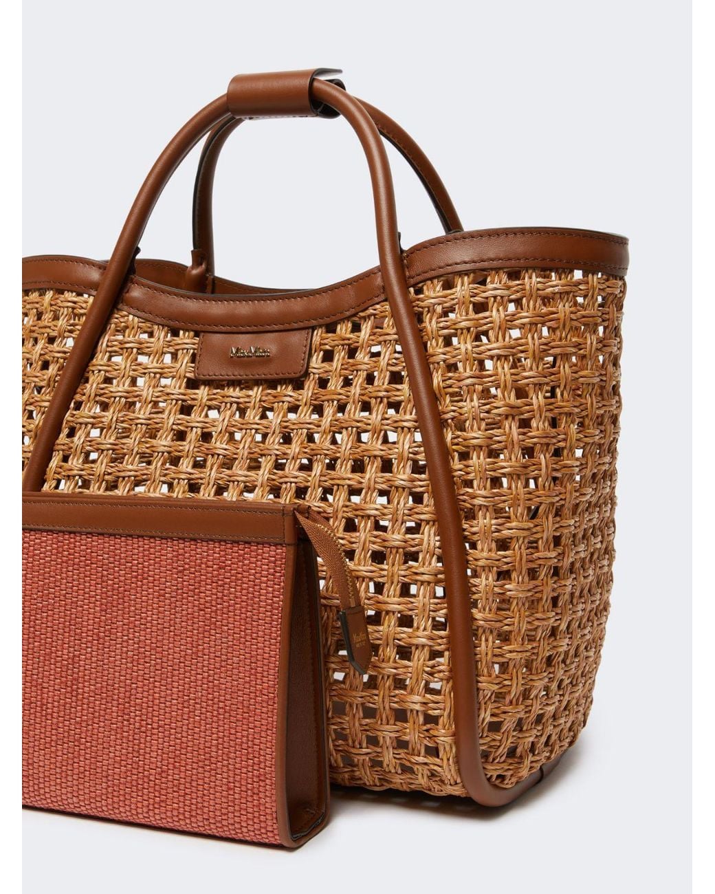 Max Mara Brown Marinecesto Tote Bag