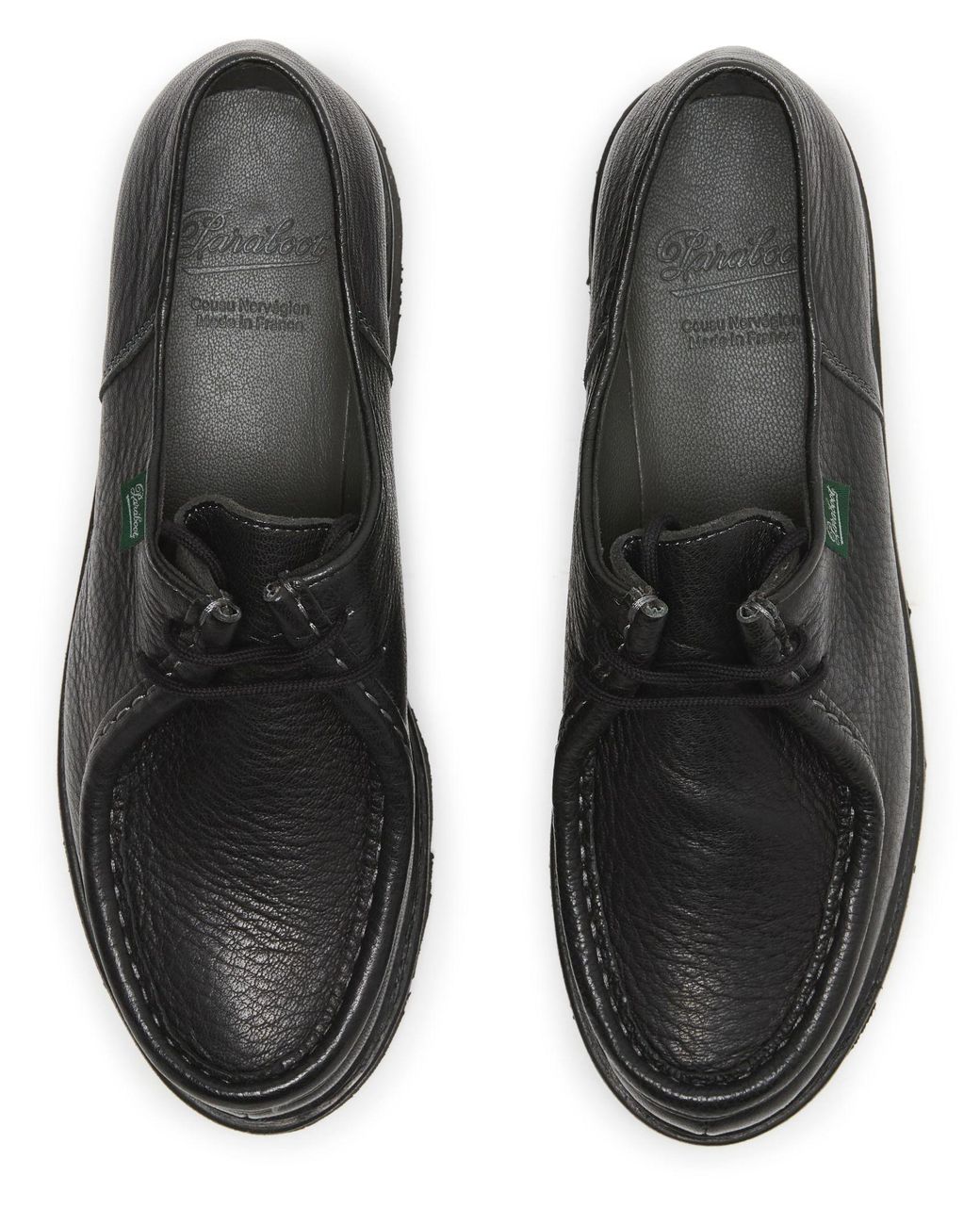 Paraboot Black Michael Derby Shoes