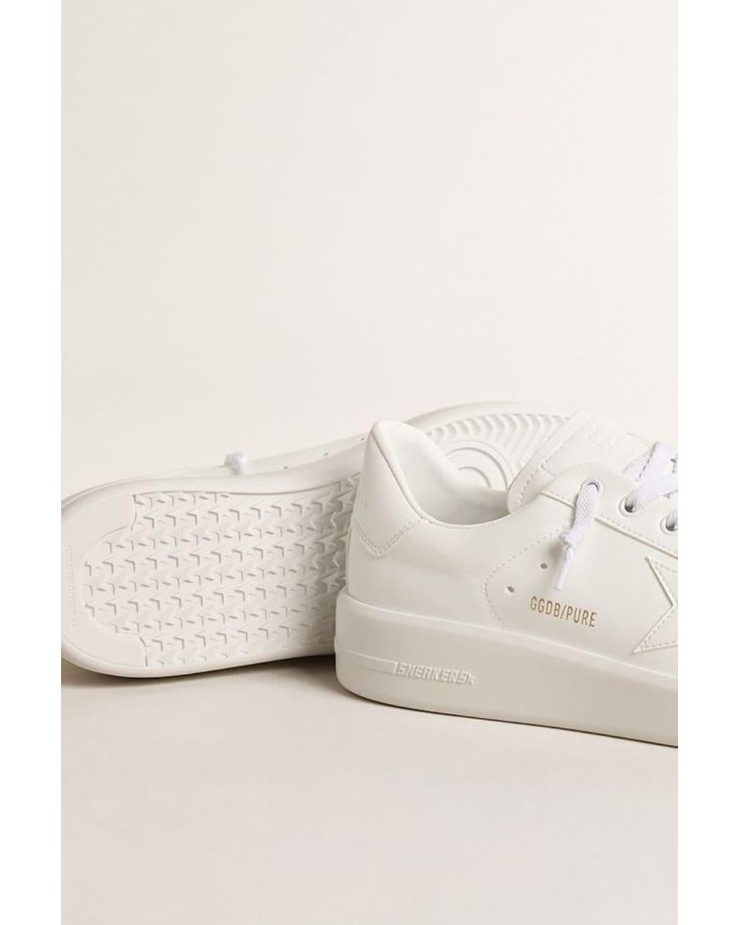 Golden Goose Deluxe Brand White Purestar Sneakers for men