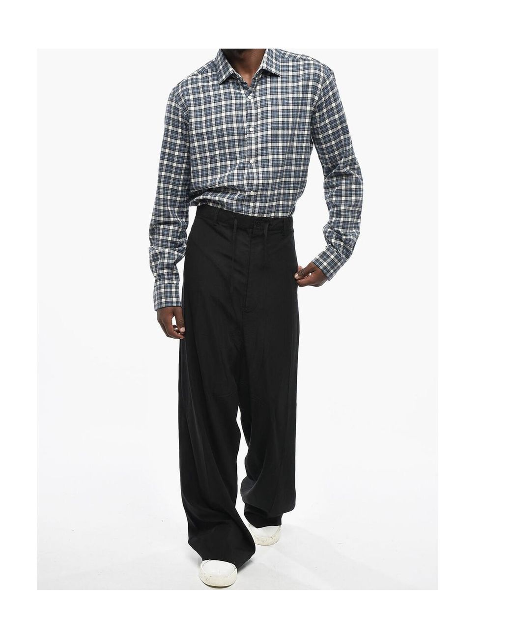 Balenciaga Black Fluid Tailored Trousers