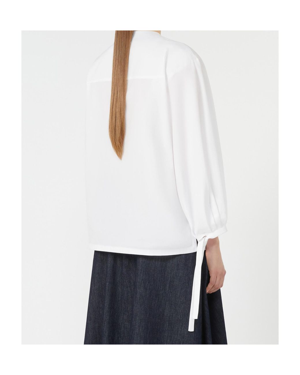 Max Mara White 'S Oro Long Sleeved Shirt