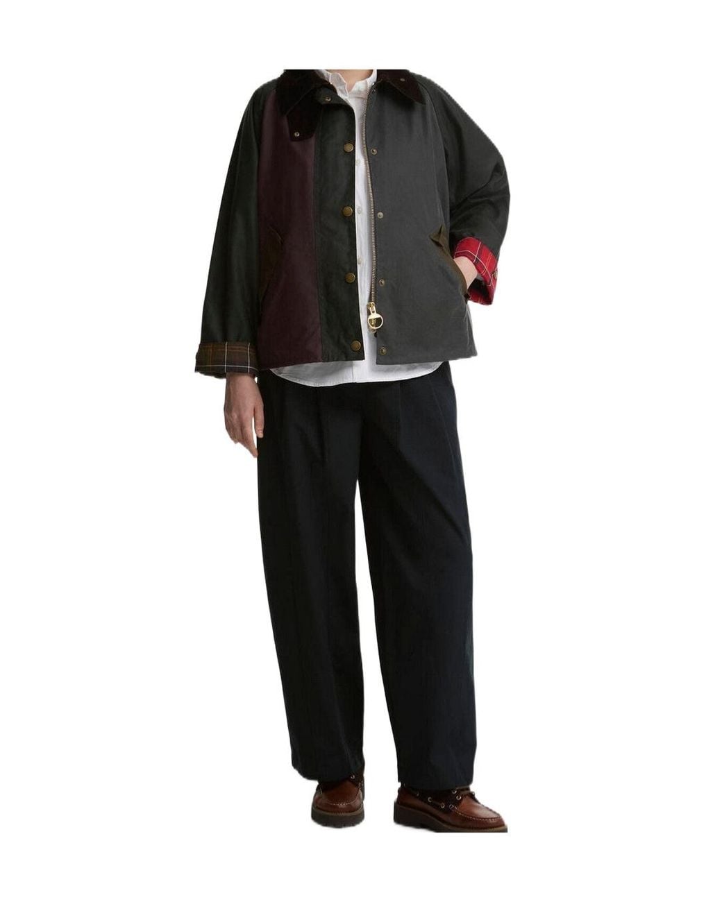 Barbour Multicolor Patchwork Transport Waxed Jacket