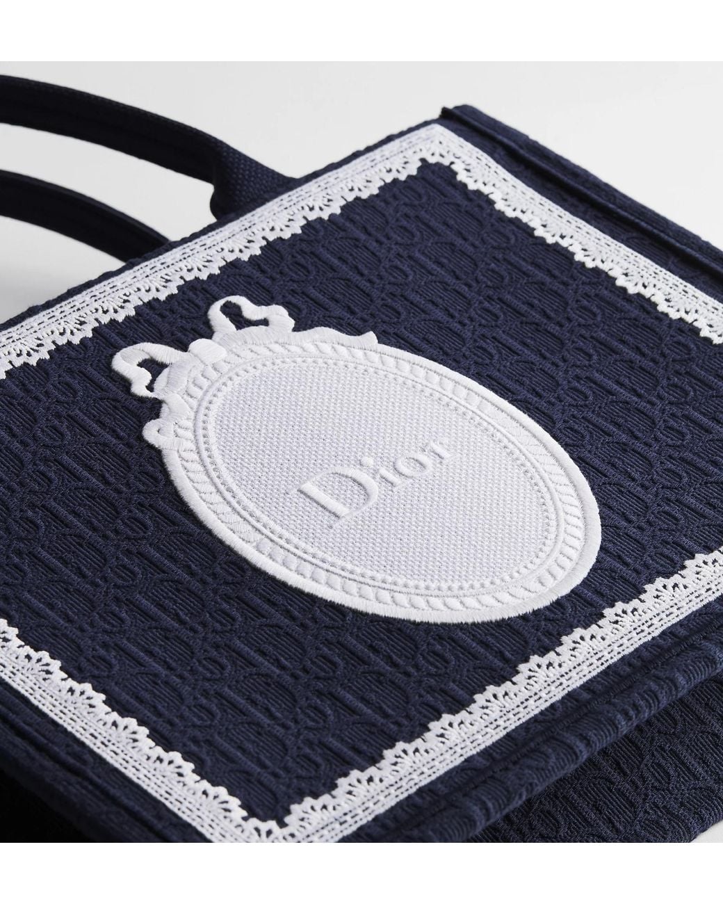 Dior Blue Medium Book Tote With Strap