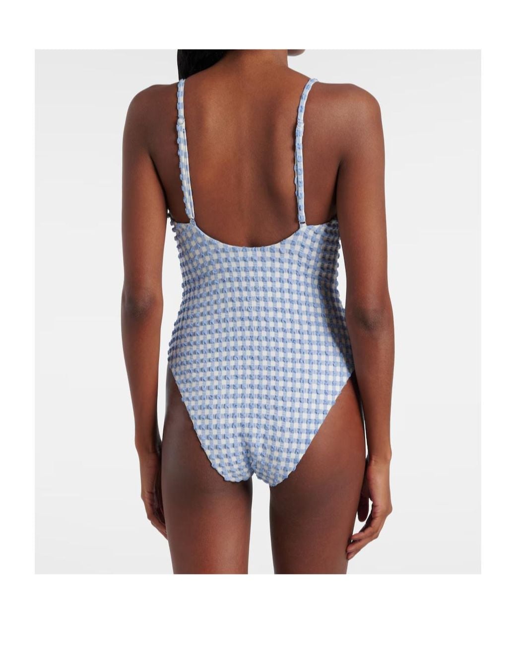 Jonathan Simkhai Blue One-Piece Swimsuit