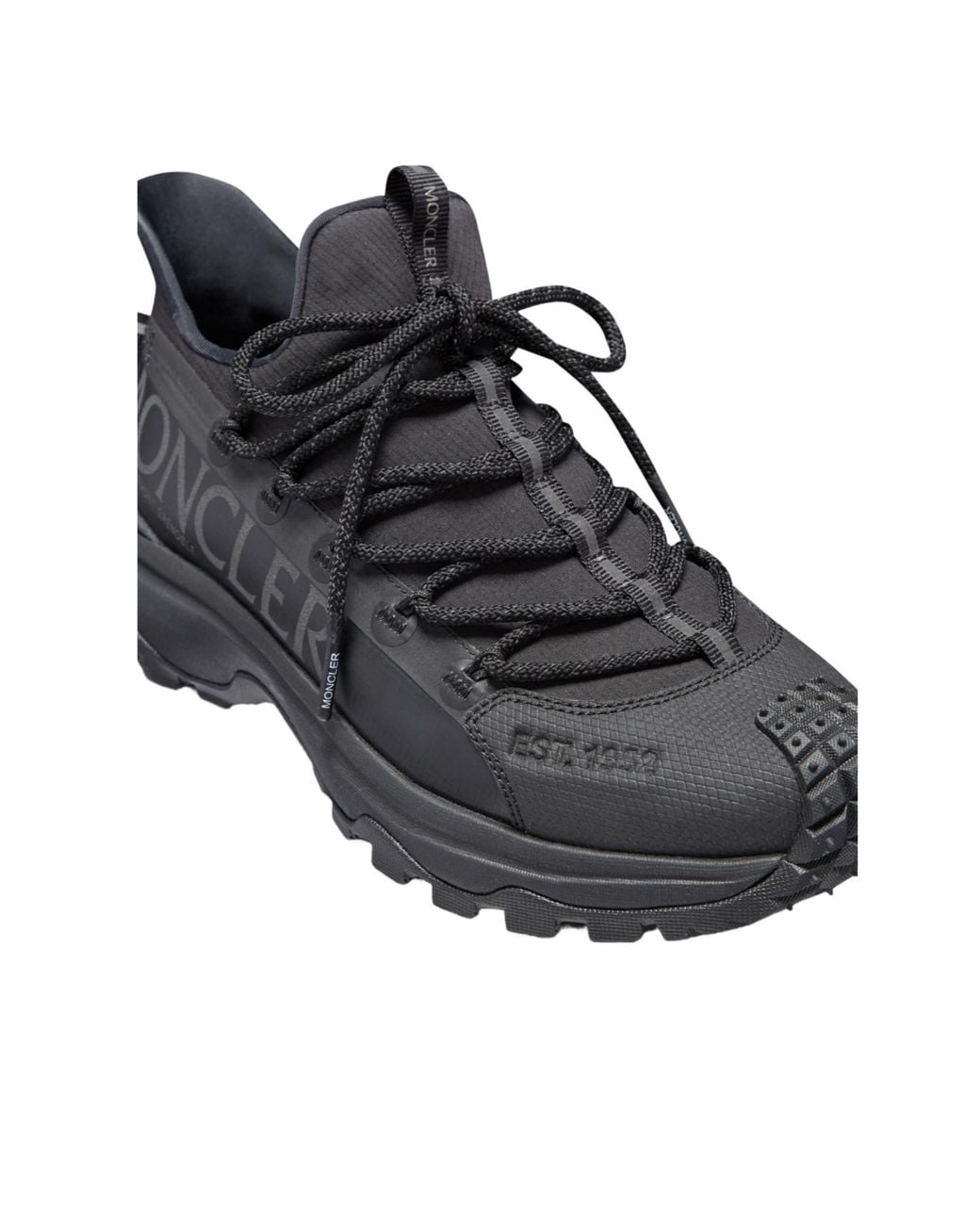 Moncler Black Trailgrip Lite 2 Lace-Up Sneakers