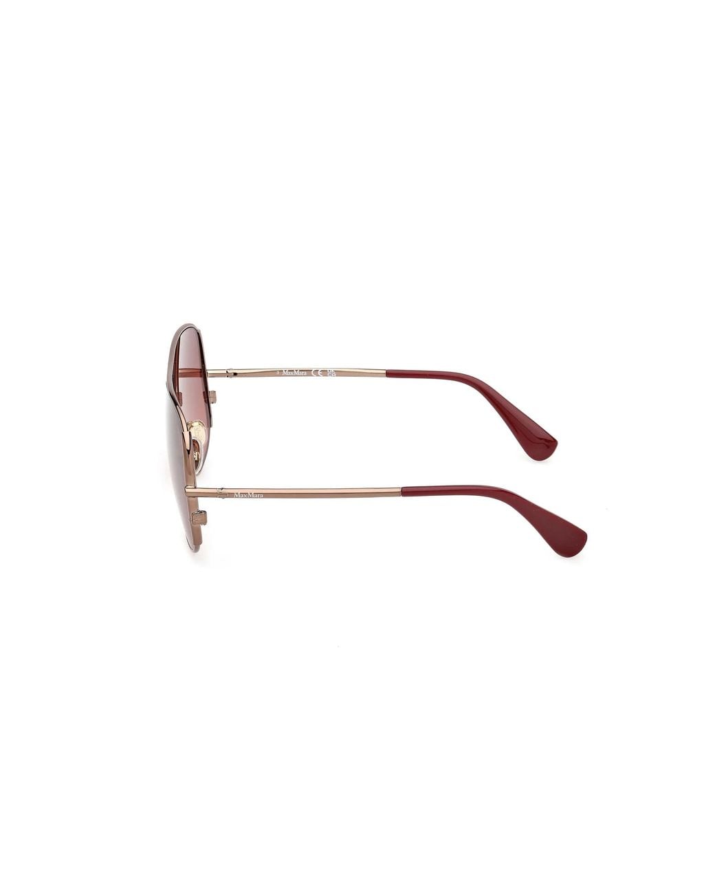 Max Mara Pink Shield Frame Sunglasses