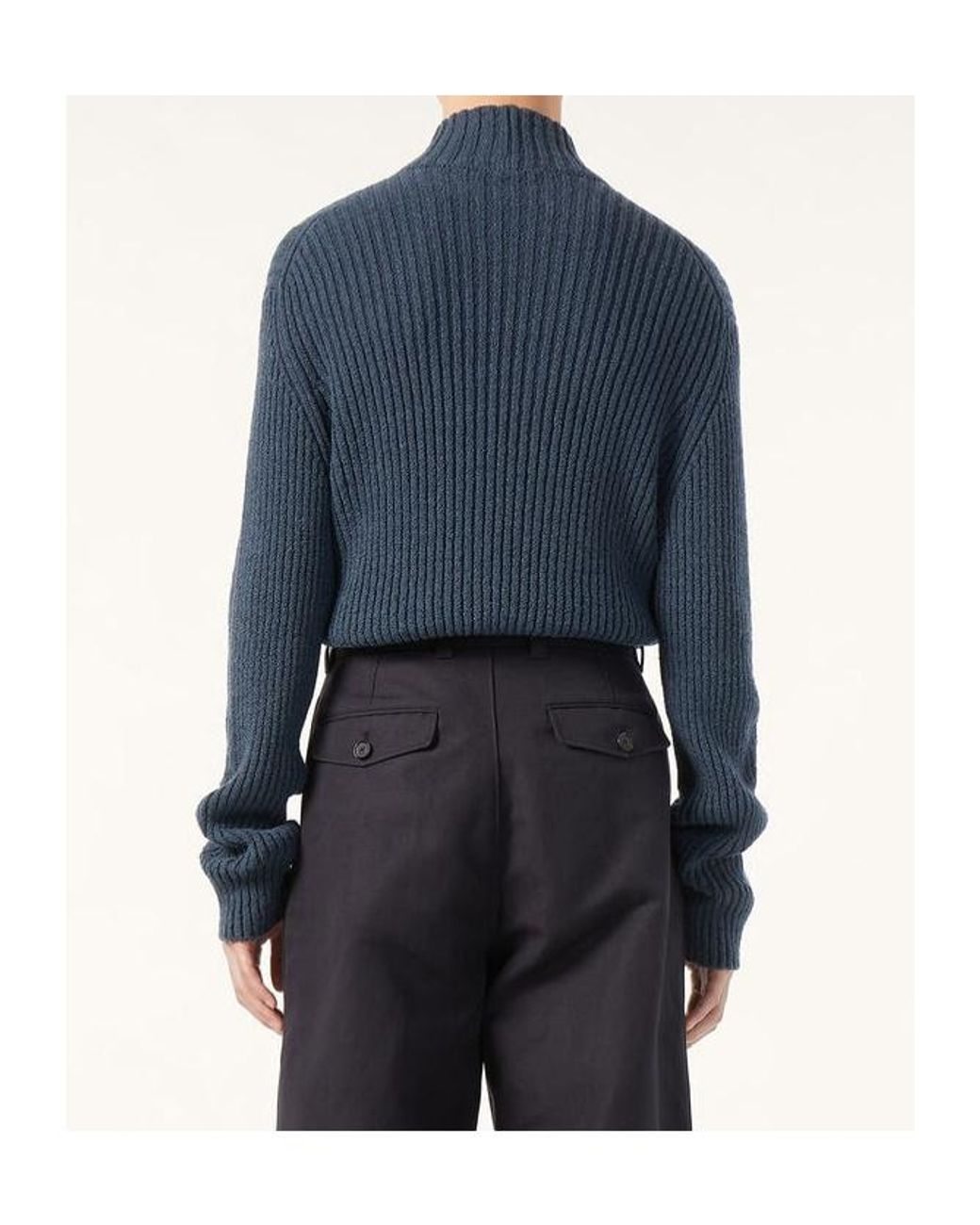 Loro Piana Blue Hampi Sweater for men
