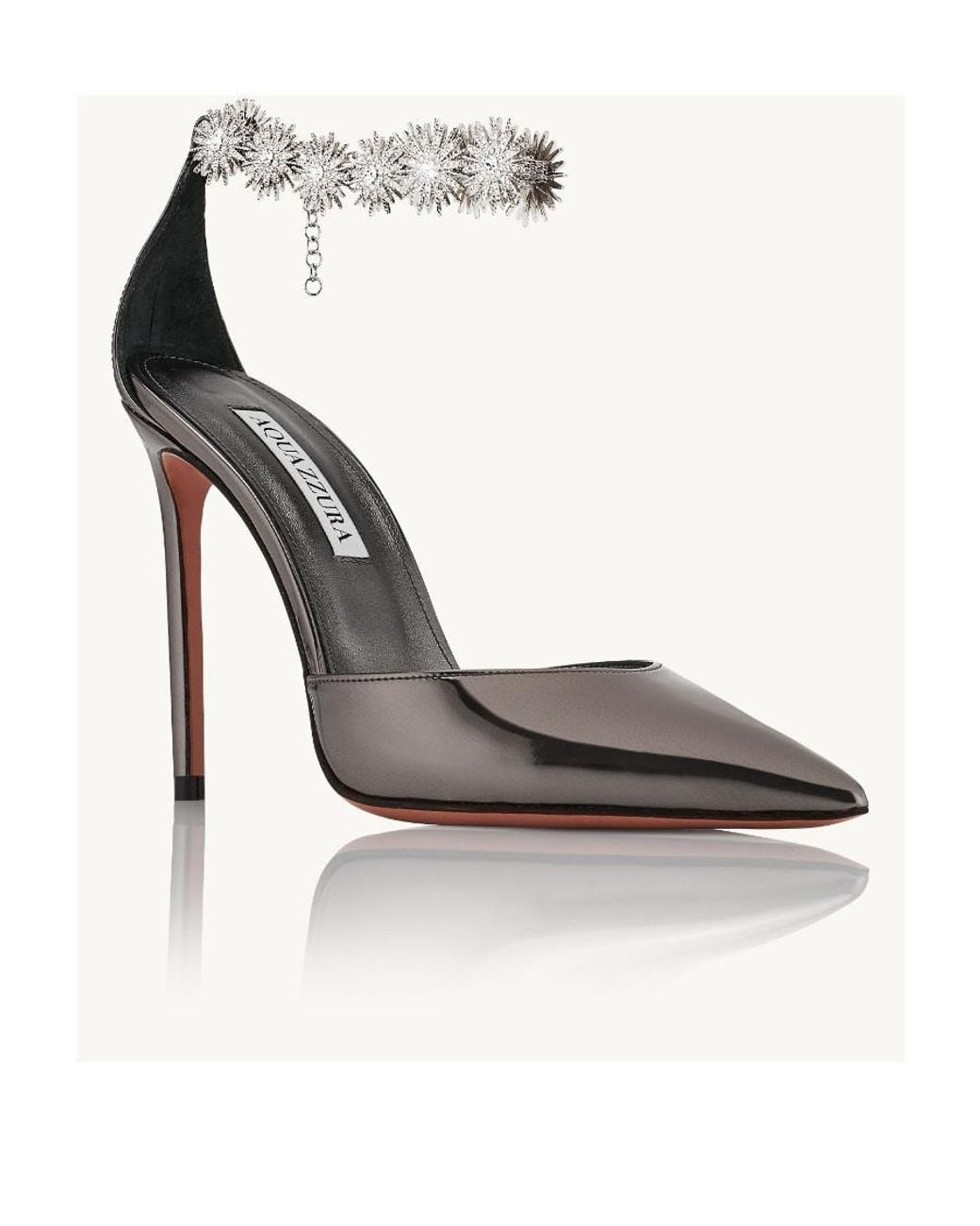 Aquazzura White Comet Pointed-Toe Pumps
