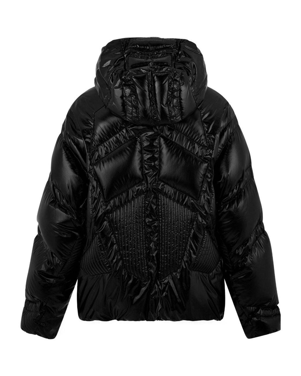 Moncler Black Bahianinha Hip Length Long Sleeve Short Puffer Jacket for men