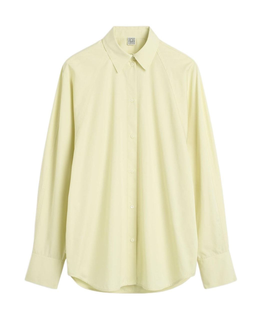 Totême Yellow Raglan-Sleeves Shirt