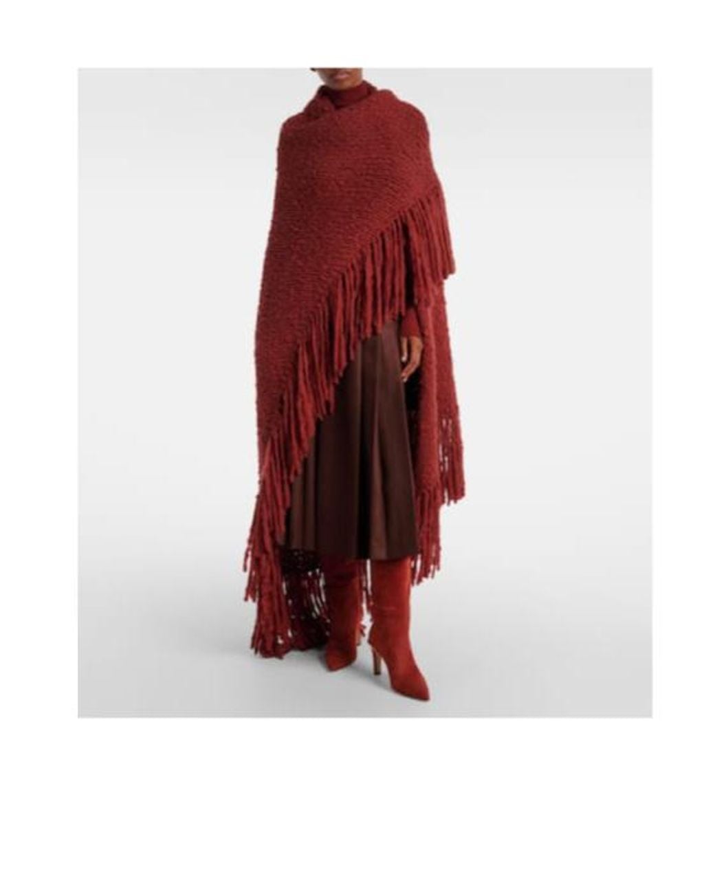 Gabriela Hearst Red Lauren Cashmere Wrap