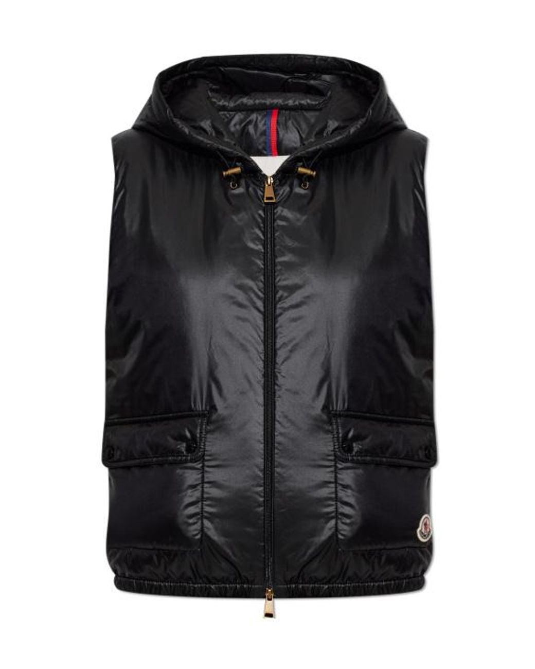 Moncler Black Lansette Quilted Vest
