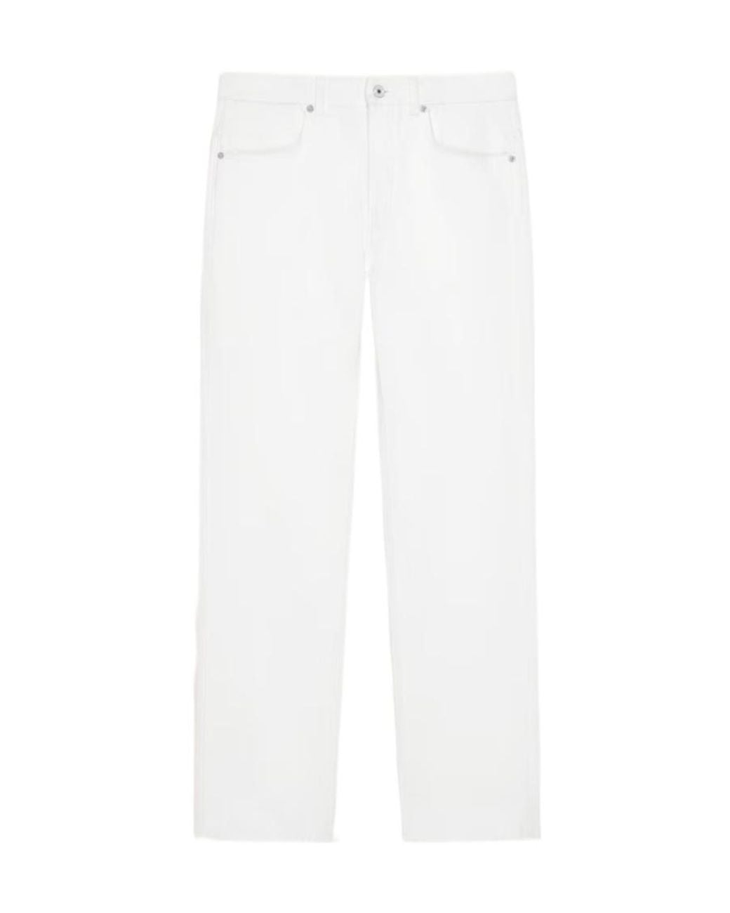 Givenchy White Straight Fit Jeans for men