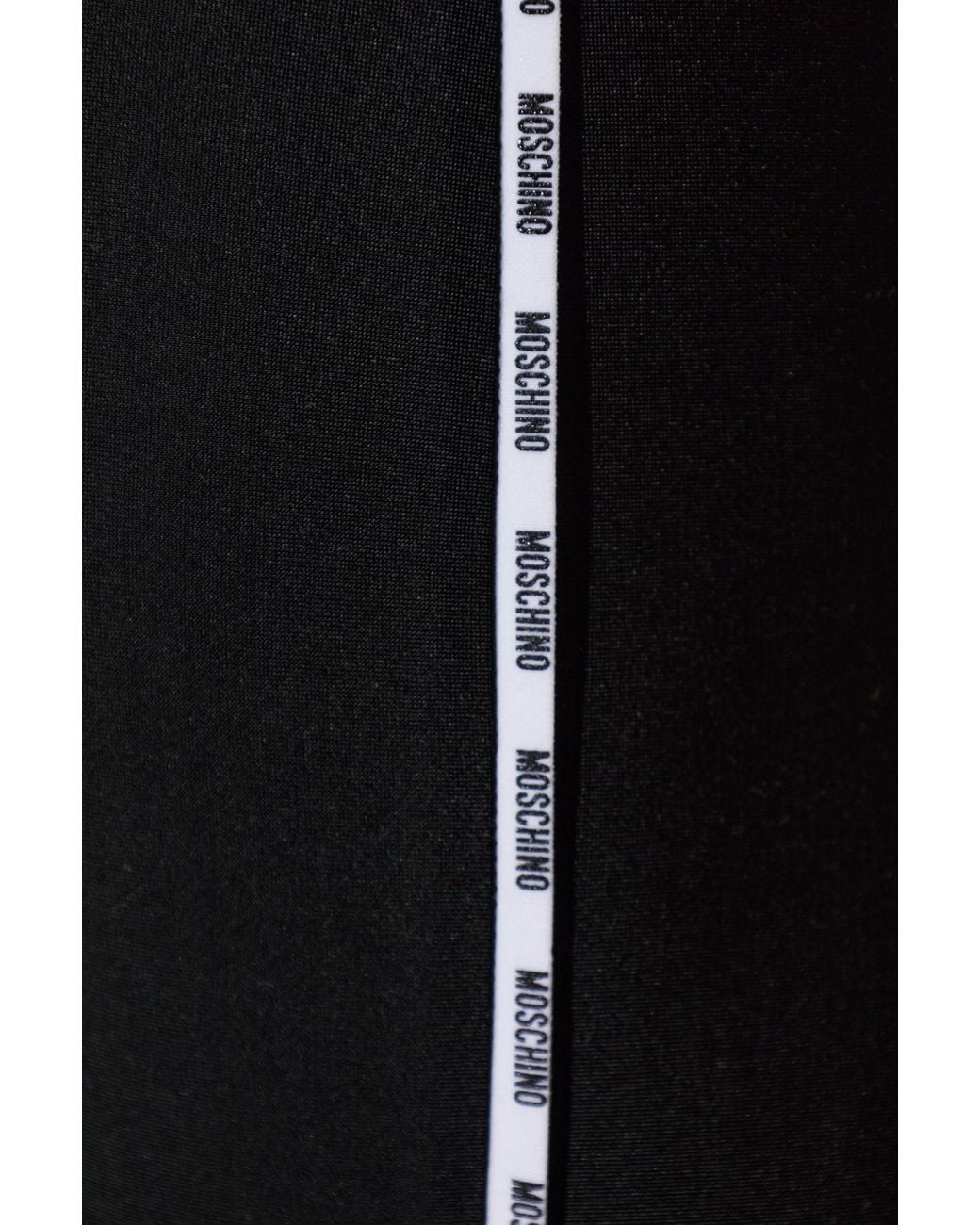 Moschino Black Elastic Waist Leggings