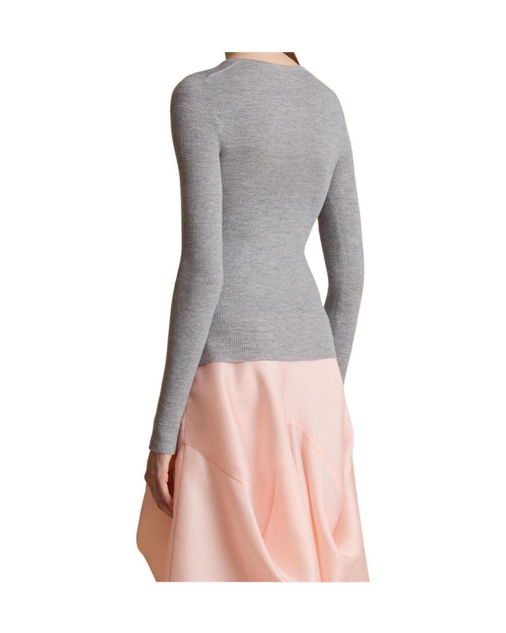 Khaite Gray Tania Top