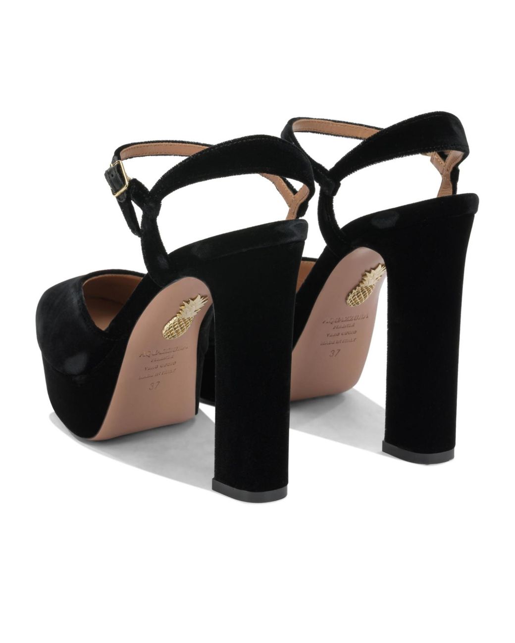 Aquazzura Black Amira Plateau Platform Pumps