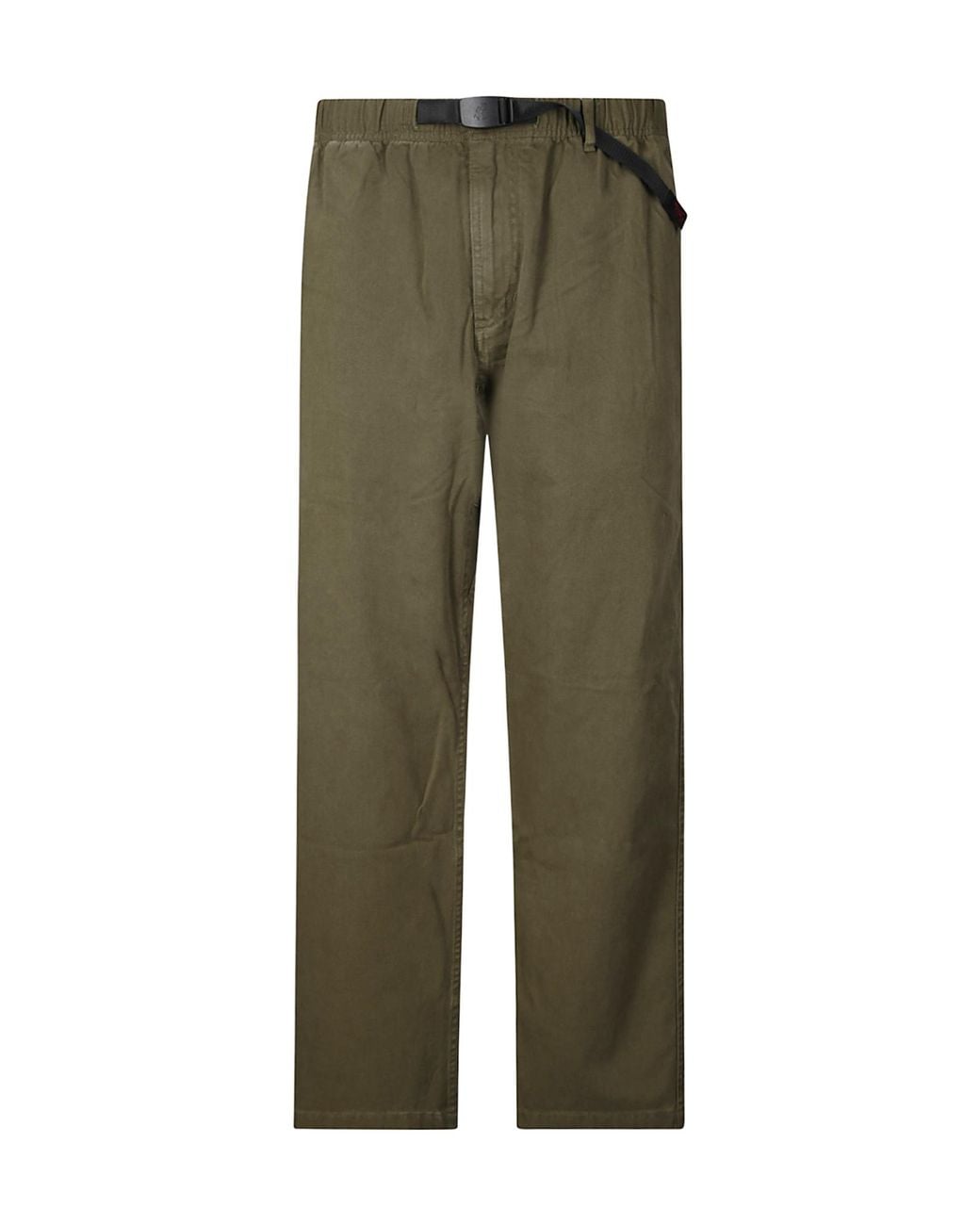 Gramicci Green Belted Loose-Fit Pants for men