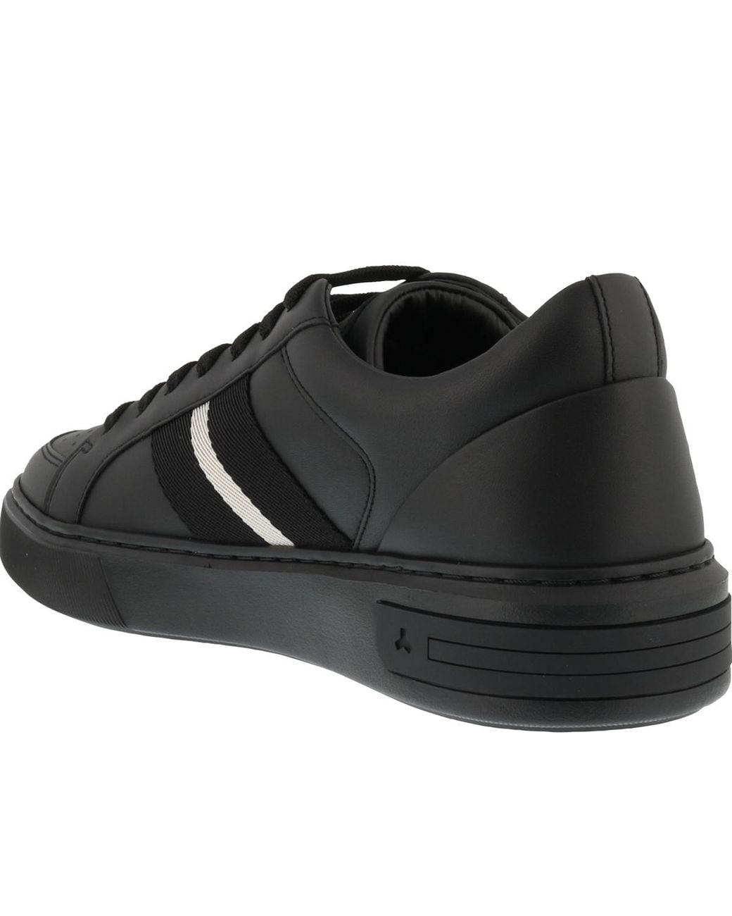 Bally Black Laced Sneakers for men