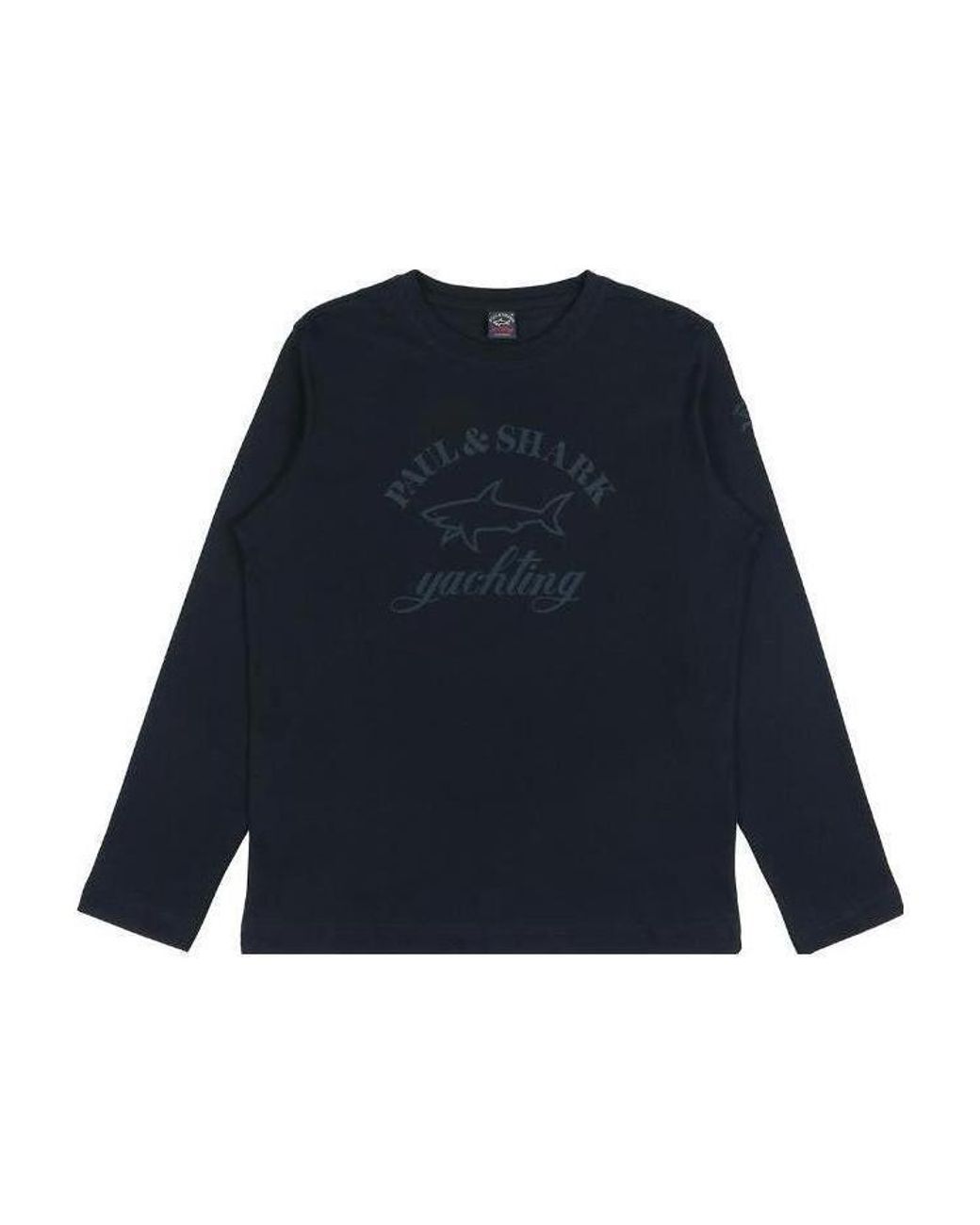 Paul & Shark Blue Logo Long-Sleeve T-Shirt for men