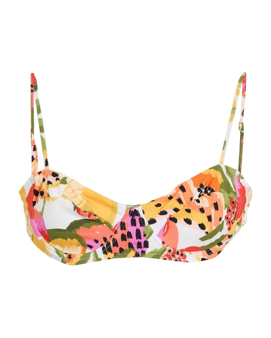 Farm Rio Orange Printed Bikinis