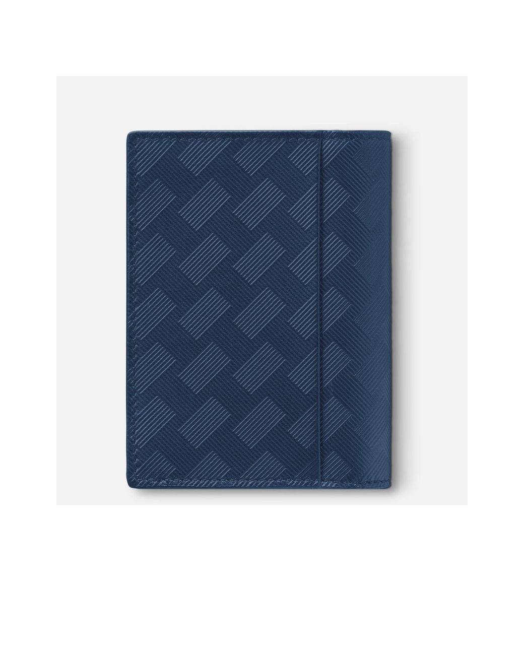 Montblanc Blue Logo Detailed Bi-Fold Wallet for men
