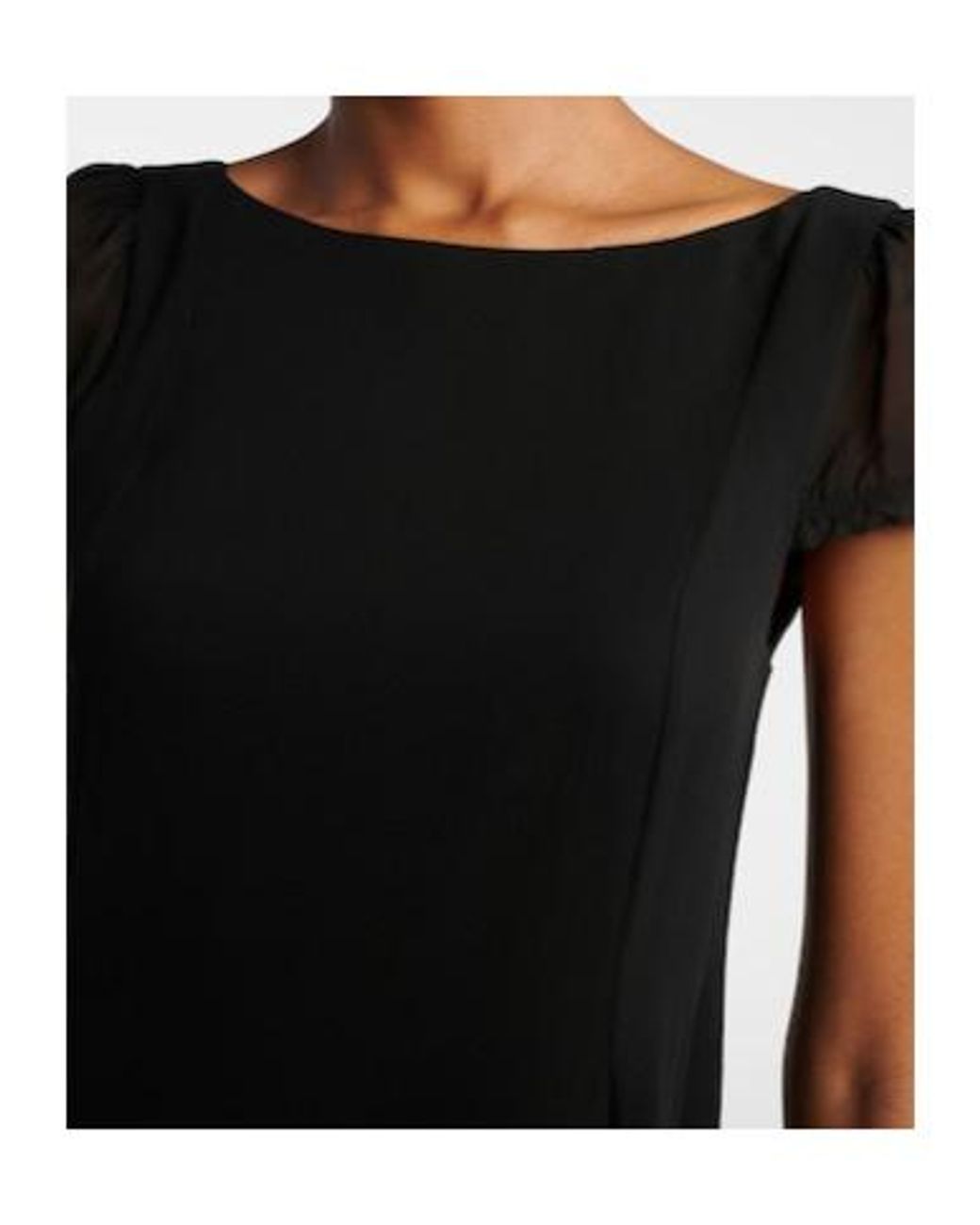 Posse Black Priscilla Lace-Trimmed Silk Minidress