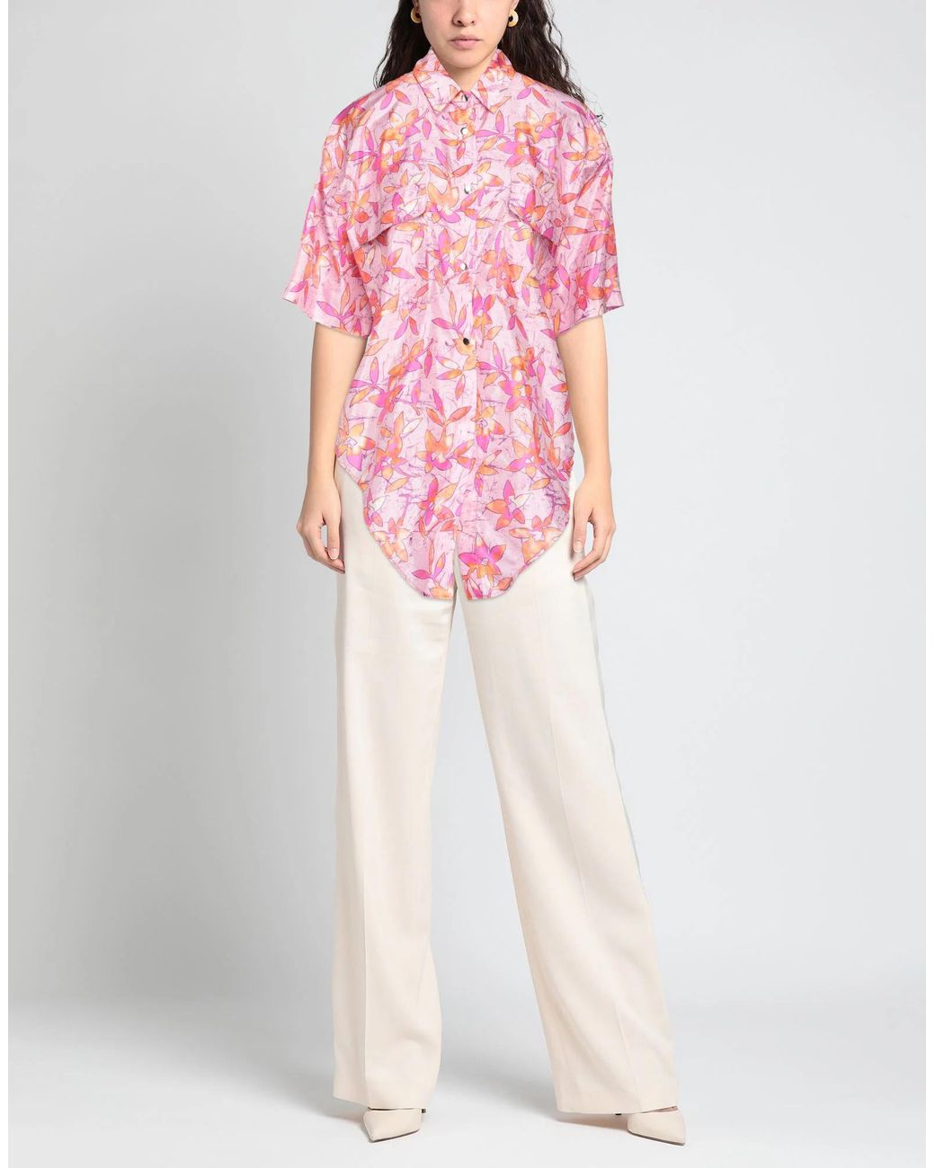 Isabel Marant Pink Floral Shirts
