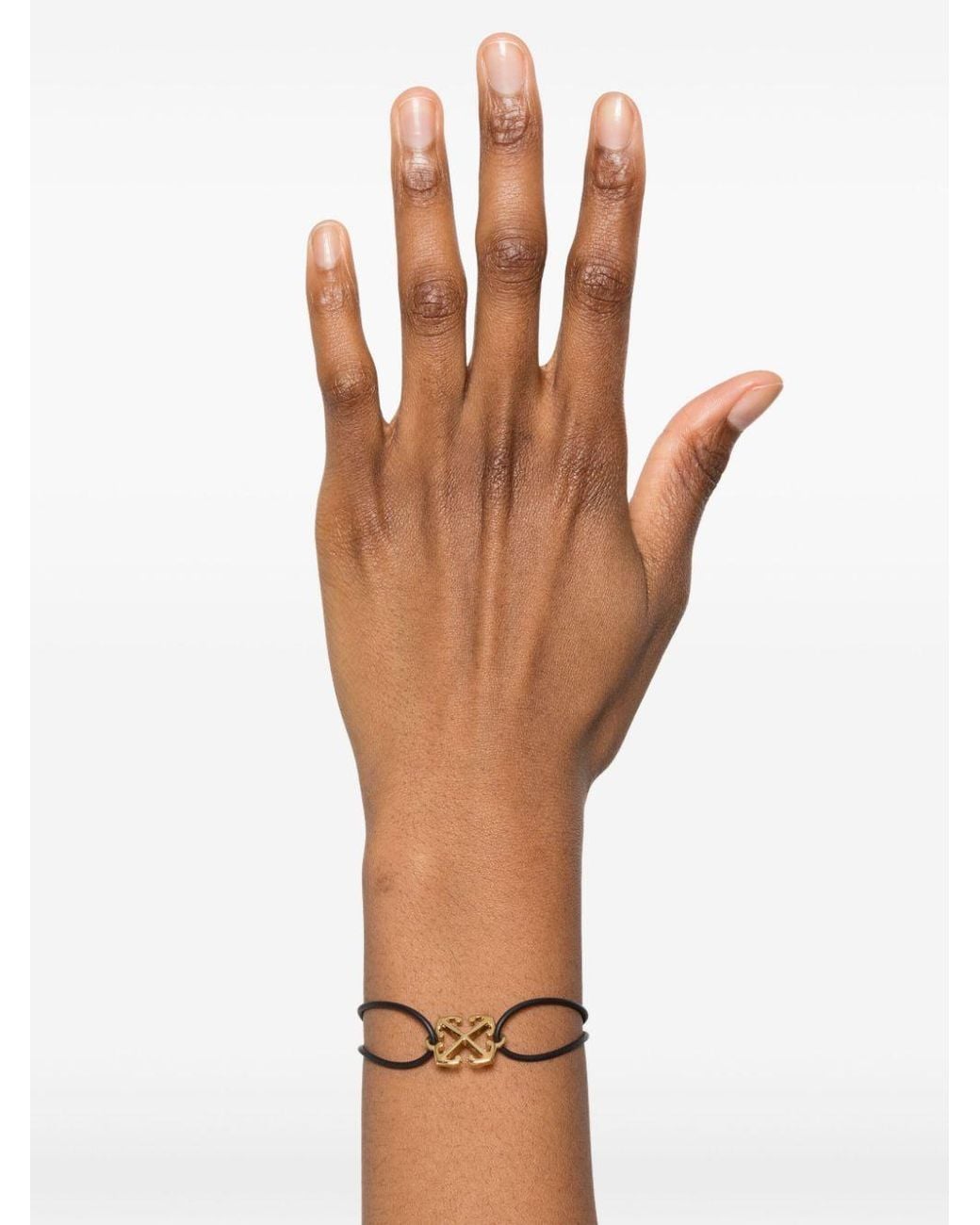 Off-White c/o Virgil Abloh Metallic Arrow Logo Engraved Bracelet