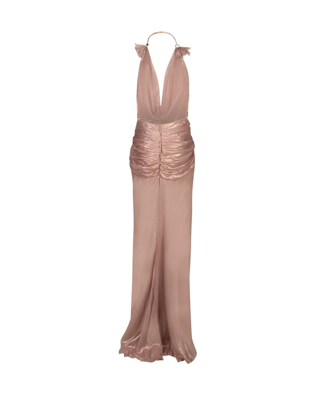 Maria Lucia Hohan Brown Backless Dress