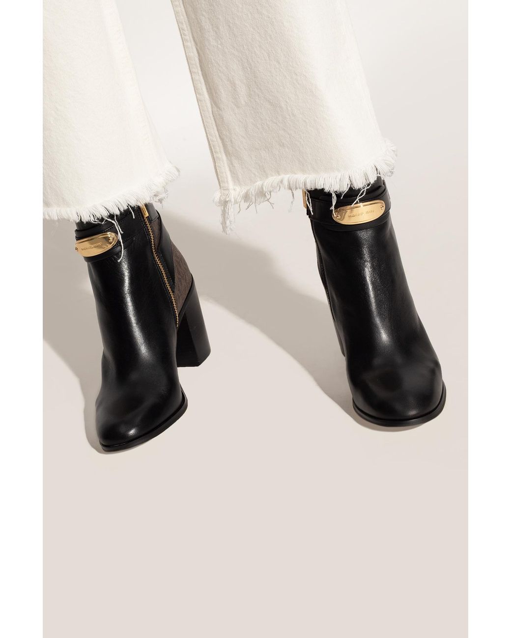 Michael Kors Black Michael Darcy Heeled Boots
