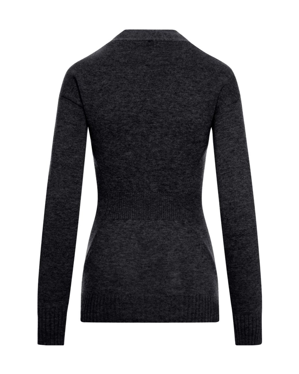 Sportmax Black V-Neck Buttoned Cardigan