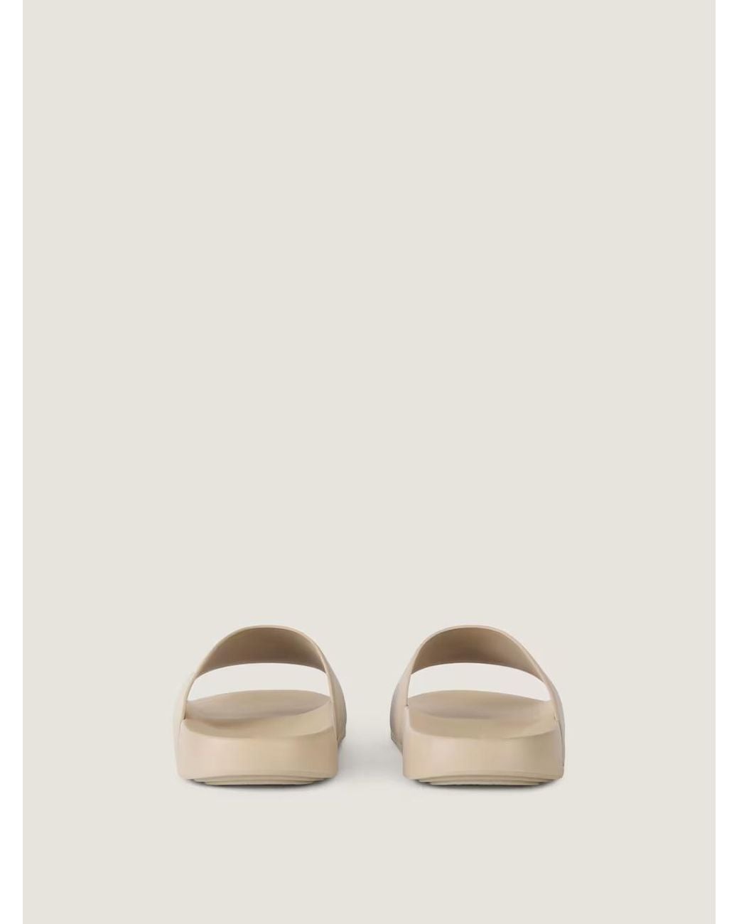 Givenchy White Logo Patch Slides for men