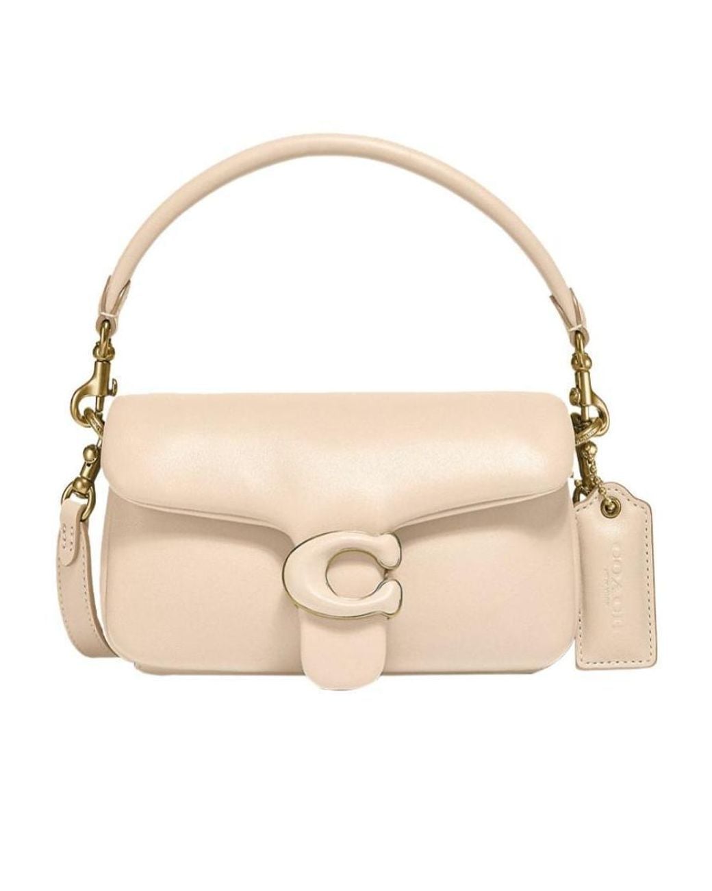 COACH Natural Pillow Tabby Quilted Shoulder Bag