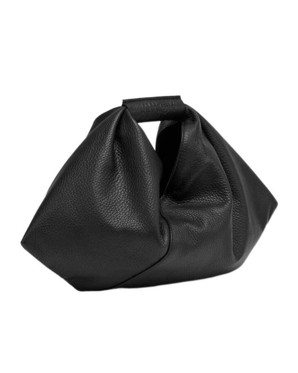 MM6 by Maison Margiela Black Japanese Mini Top Handle Bag