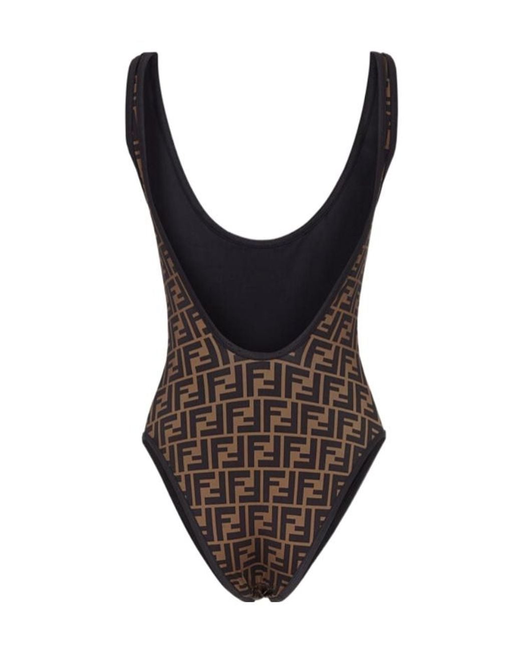 Fendi Brown Swimsuit