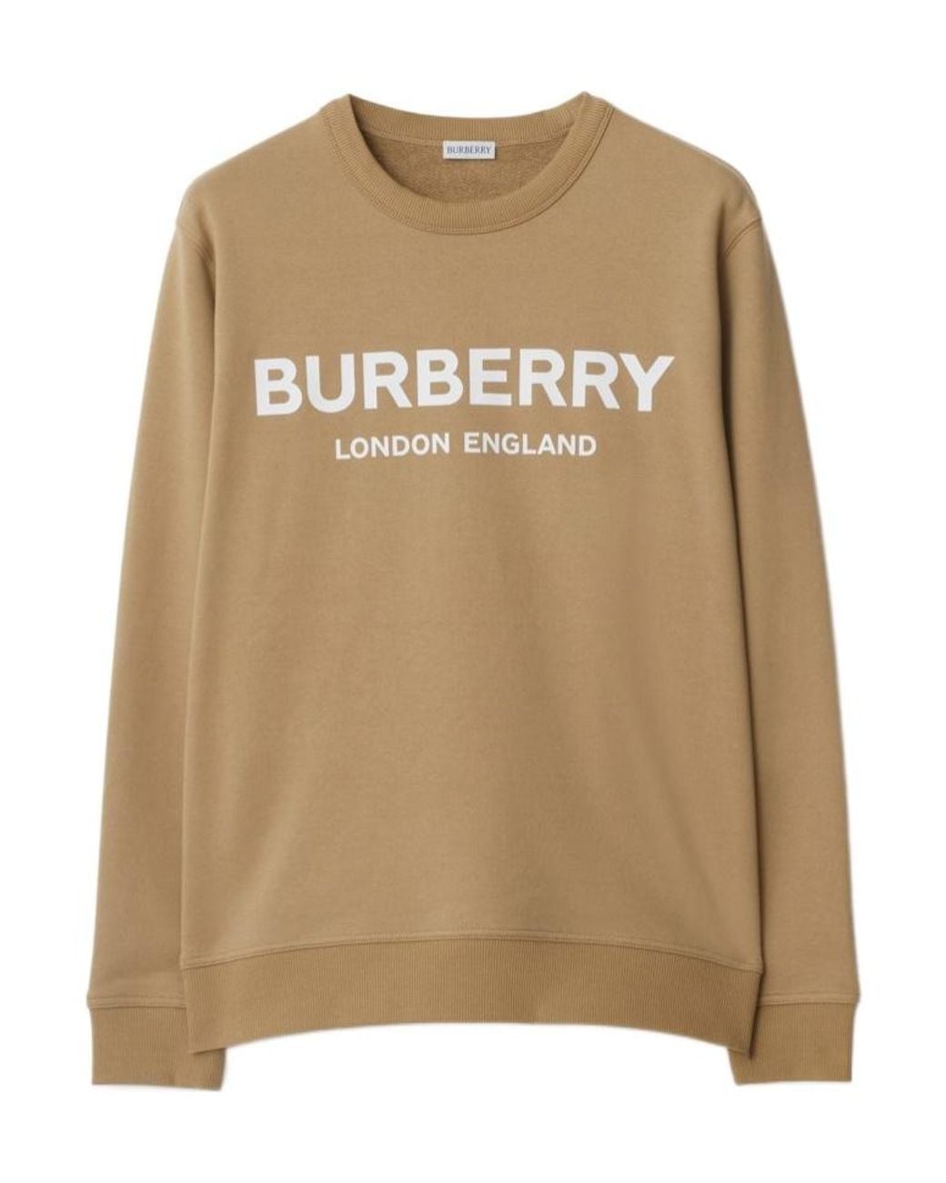 Burberry Natural Logo Cotton Sweatshirt for men