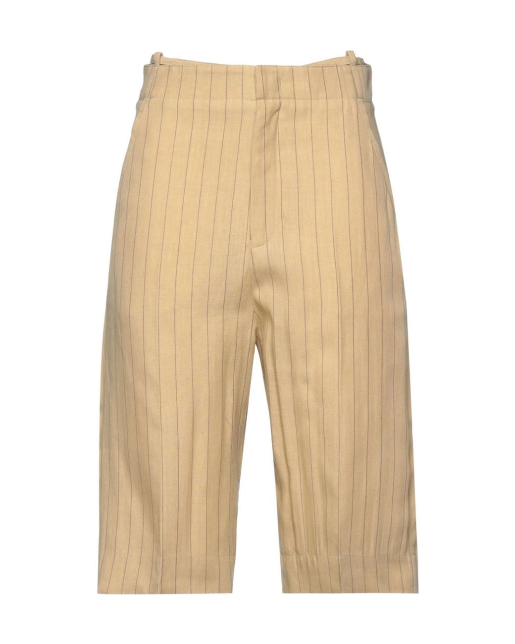 Jacquemus Natural Striped Casual Pants
