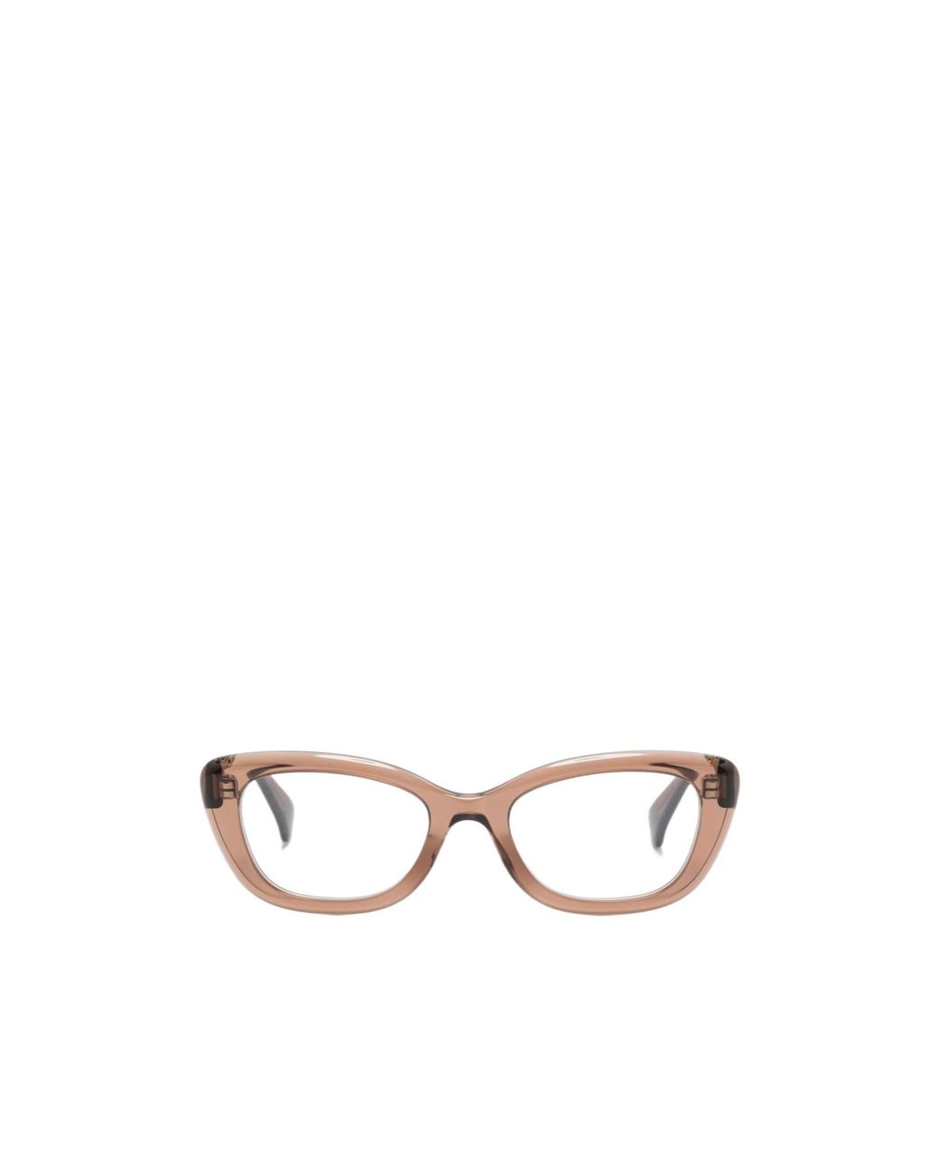KENZO White Cat-Eye Frame Flat Mirror for men