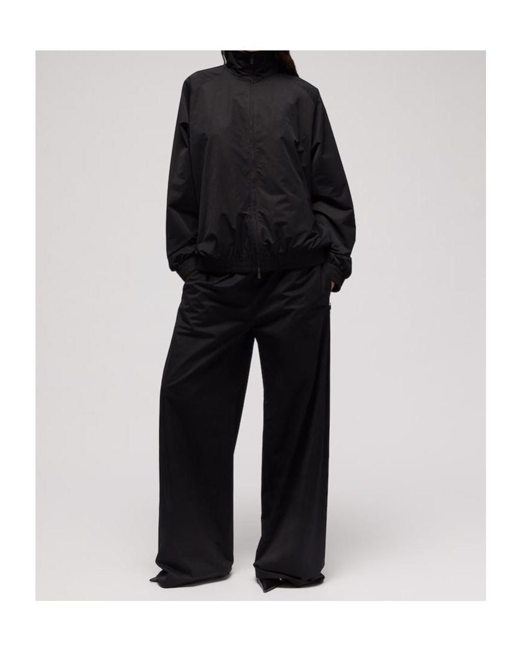 Gucci Black Soft Technical Twill Leisure Pants