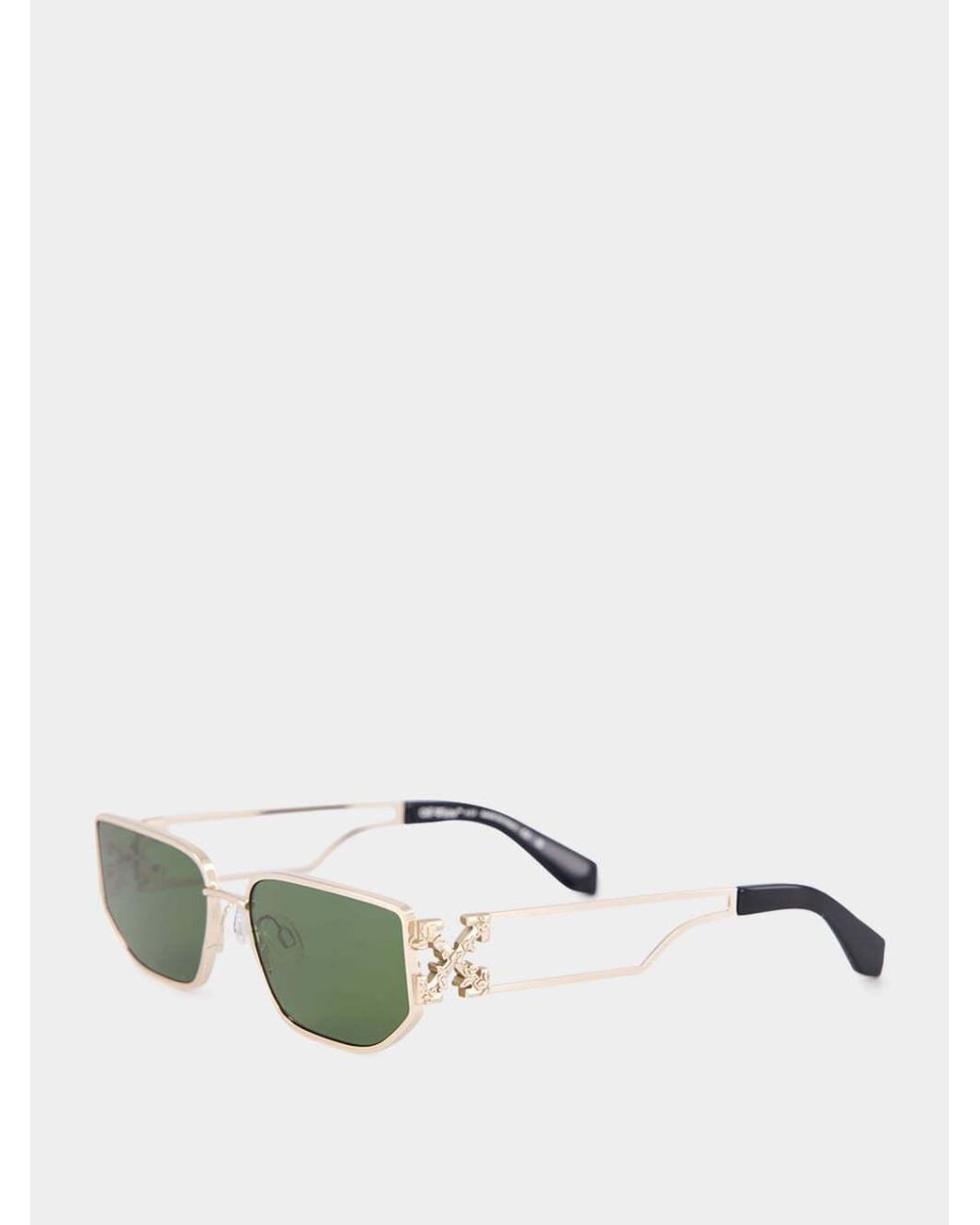 Off-White c/o Virgil Abloh Green Allen Sunglasses for men