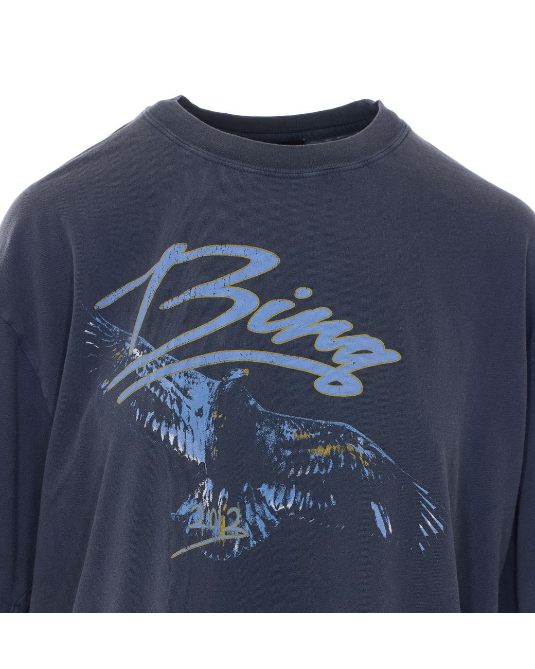 Anine Bing Black Kent Graphic T-Shirts