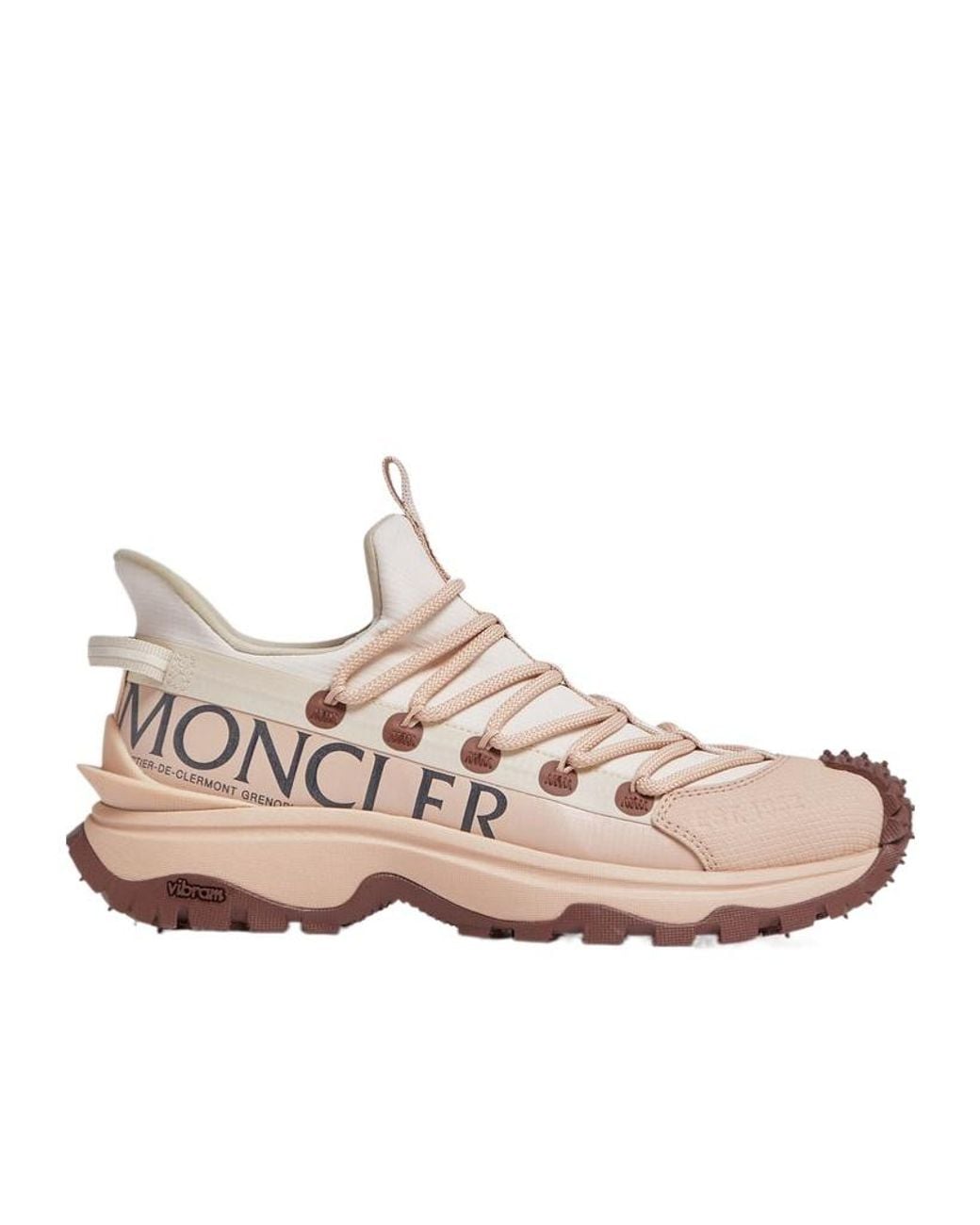 Moncler Pink Trailgrip Lite 2 Lace-Up Sneakers