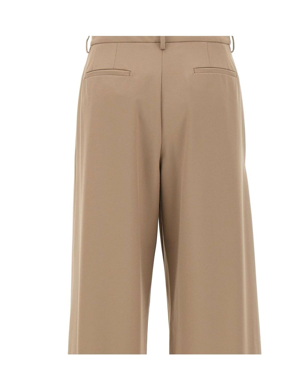 Fabiana Filippi Natural Spoleto Wide-Leg Pants