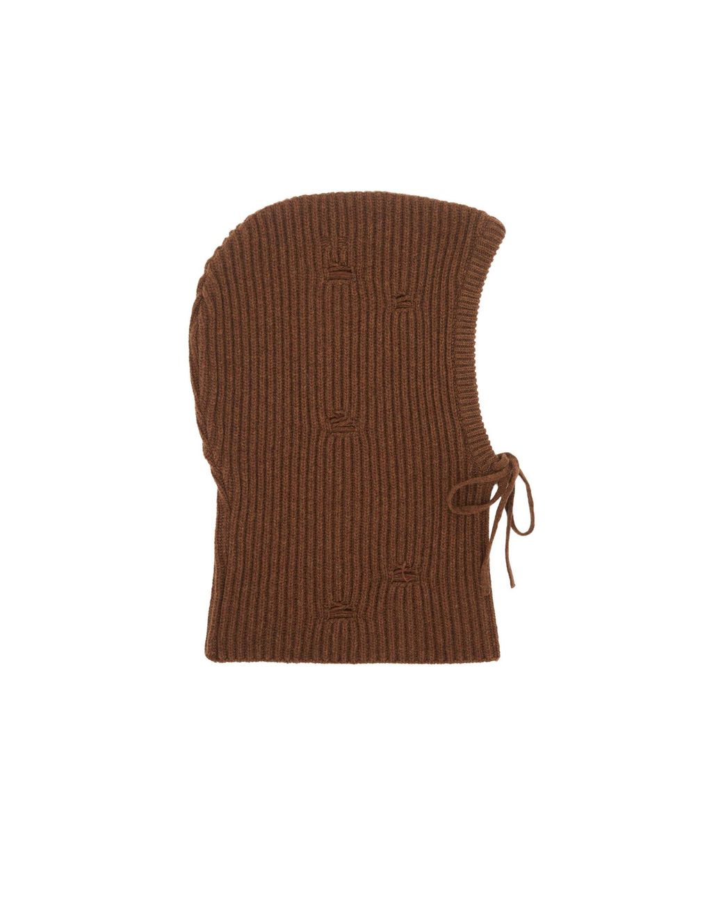 MM6 by Maison Margiela Brown Drawstring Hood