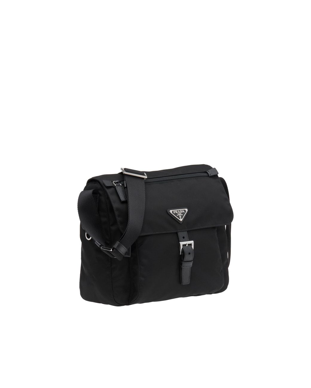 Prada Black Logo Cross-Body Bag