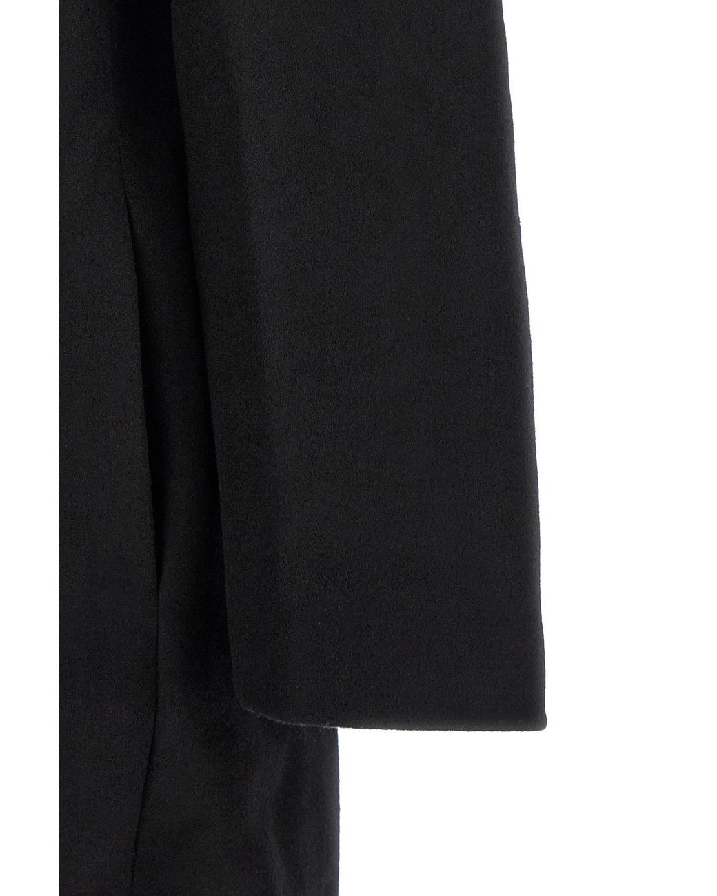 Kiko Kostadinov Black Epelde Oversized Coat for men