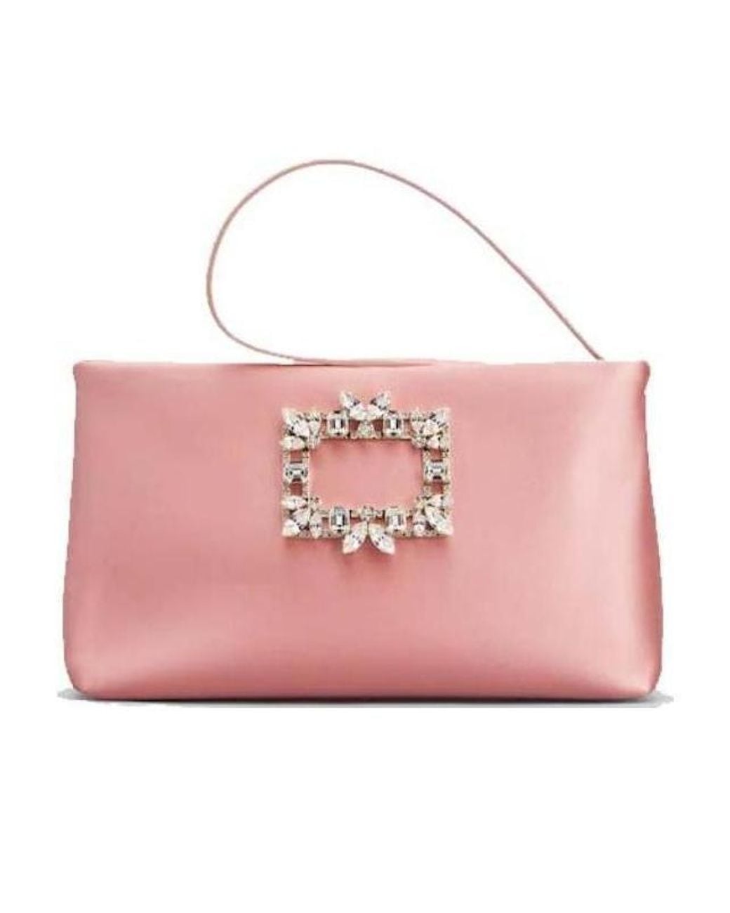 Roger Vivier Pink Buckle-Detail Shoulder Bag
