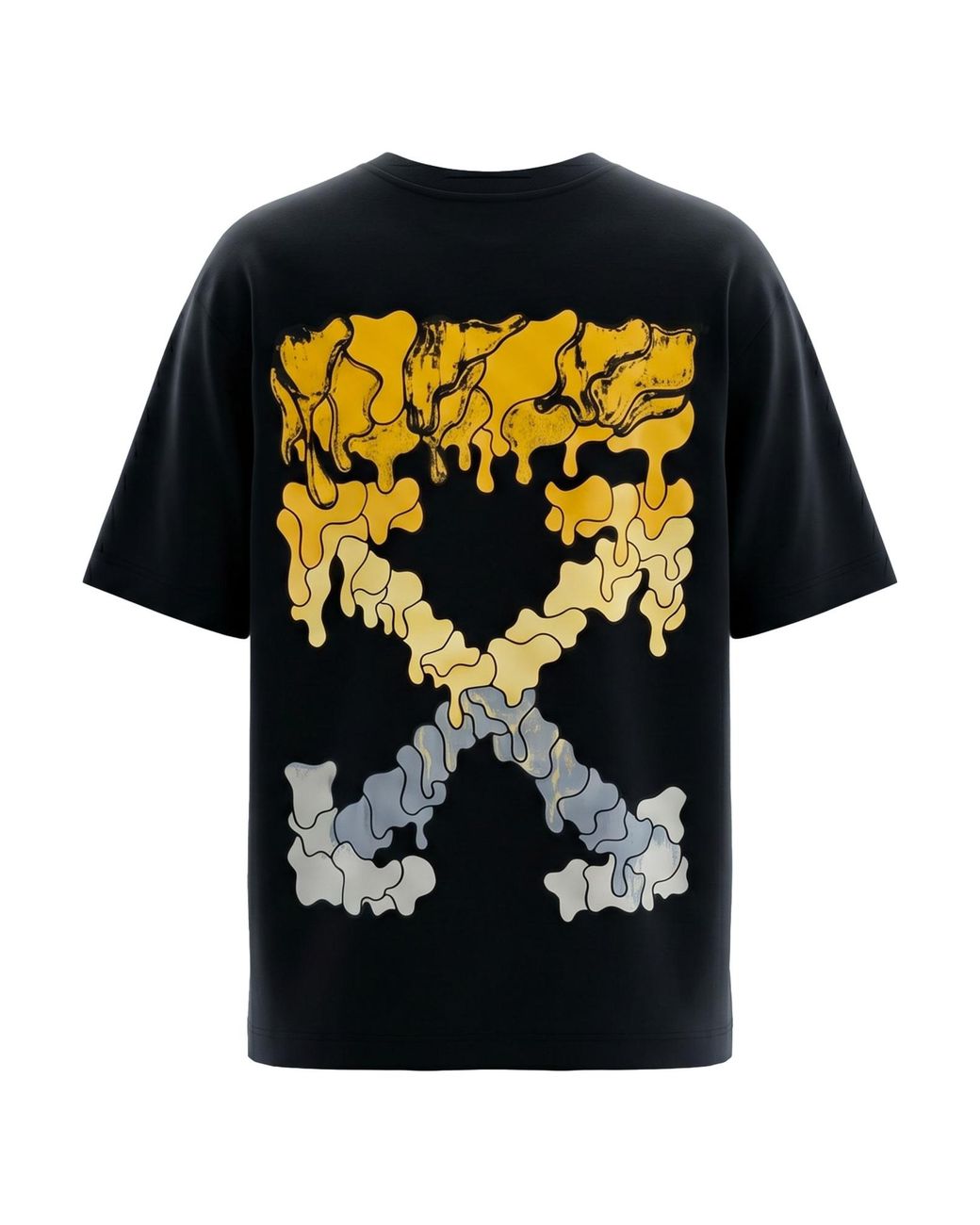 Off-White c/o Virgil Abloh Black Graphic Back Logo T-Shirt for men