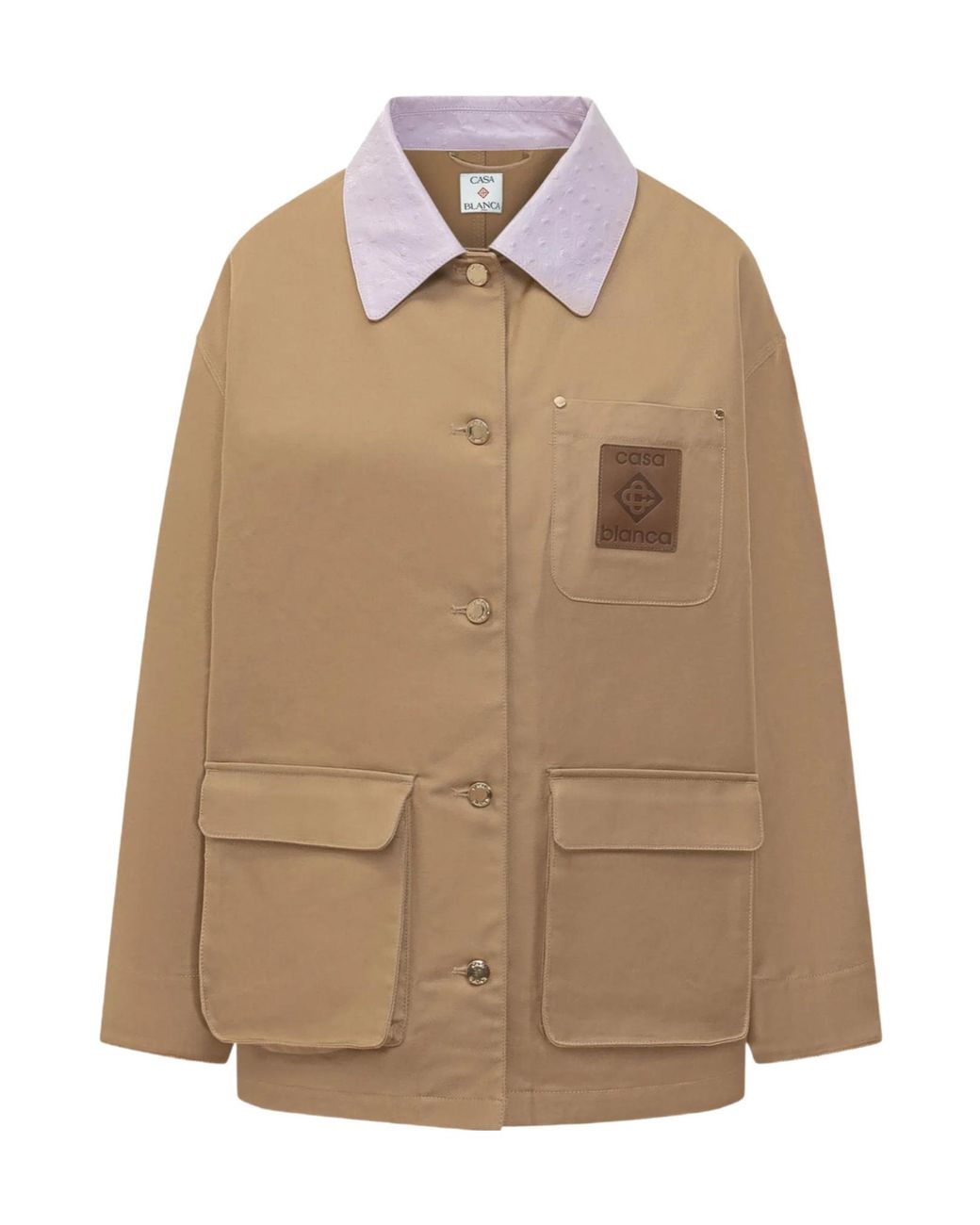 Casablanca Brown Patch Pocket Jacket